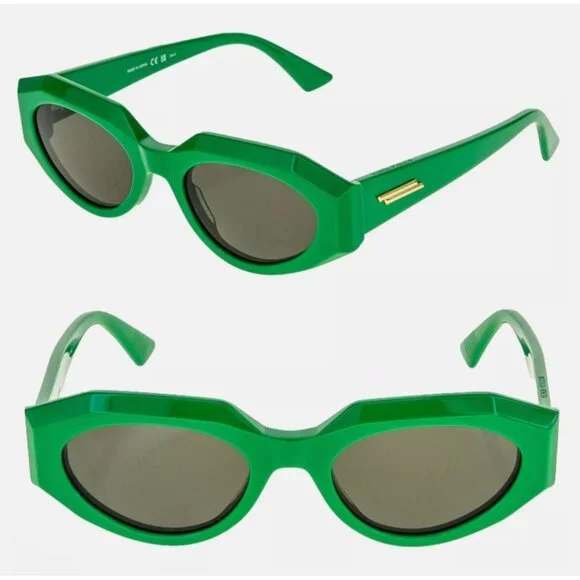 New Green BOTTEGA VENETA Unisex Bold Geometric Sunglasses $750 Bottega Venetta New Classic Women main image 3